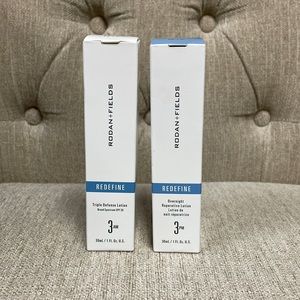 Rodan and Fields Redefine step 3 set: Triple Defense Lotion & Overnight Repare